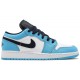 Air Jordan 1 Low GS UNC White/University Blue/Obsidian 553560 144 AJ 1 Sneakers