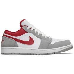 Air Jordan 1 Low SE 'Light Smoke Grey Gym Red' Light Smoke Grey/White/Gym RedDC6991 016 AJ 1 Sneakers