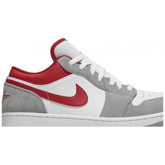 Air Jordan 1 Low SE Light Smoke Grey Gym Red Light Smoke Grey/White/Gym RedDC6991 016 AJ 1 Sneakers