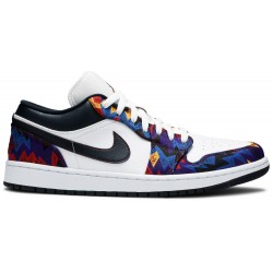 Air Jordan 1 Low SE 'Nothing But Net' White/Dark Obsidian/Team Red CZ8659 100 AJ 1 Sneakers