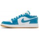 Air Jordan 1 Low SE GS Barcelona Cyber Teal/Cyber Teal/White DM0589 400 AJ 1 Sneakers