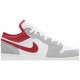 Air Jordan 1 Low SE GS Light Smoke Grey Gym Red Light Smoke Grey/Gym Red/White DM0589 016 AJ 1 Sneakers