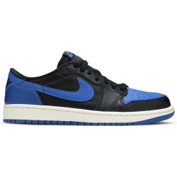 Air Jordan 1 Retro Low OG 'Royal' Black/Varsity Royal-Sail 705329 004 AJ 1 Sneakers