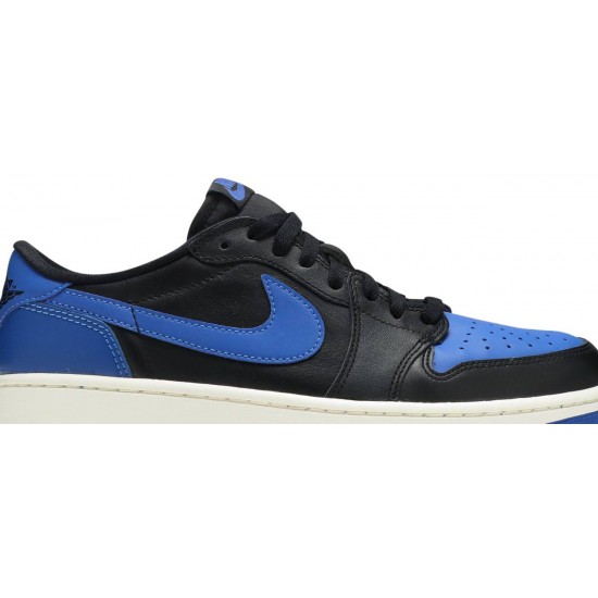 Air Jordan 1 Retro Low OG Royal Black/Varsity Royal-Sail 705329 004 AJ 1 Sneakers