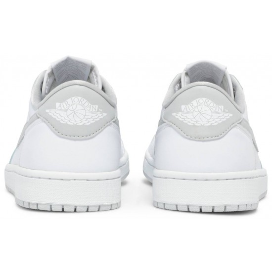 Air Jordan 1 Retro Low OG White Neutral Grey WHITE/NEUTRAL GREY 705329 100 AJ 1 Sneakers