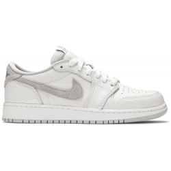 Air Jordan 1 Retro Low OG GS 'Neutral Grey' 2021 White/Neutral Grey/Particle Grey CZ0858 100 AJ 1 Sneakers