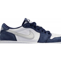 Eric Koston x Air Jordan 1 Low SB 'Midnight Navy' Midnight Navy/White-Ember Glow-Metallic Silver CJ7891 400 AJ 1 Sneakers