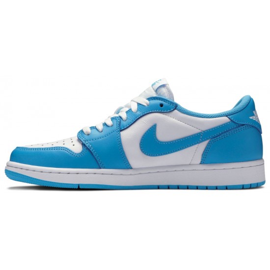 Eric Koston x Air Jordan 1 Low SB Powder Blue Dark Powder Blue/Dark Powder Blue/White CJ7891 401 AJ 1 Sneakers