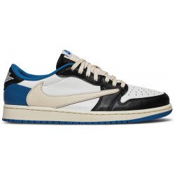 Fragment Design x Travis Scott x Air Jordan 1 Retro Low" DM7866 140 AJ 1 Sneakers