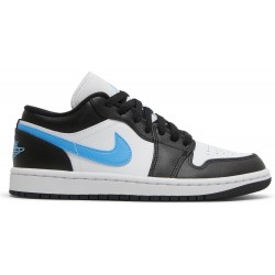 Wmns Air Jordan 1 Low 'Black University Blue' Black/White/University Blue DC0774 041 AJ 1 Sneakers