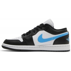 Wmns Air Jordan 1 Low 'Black University Blue' Black/White/University Blue DC0774 041 AJ 1 Sneakers