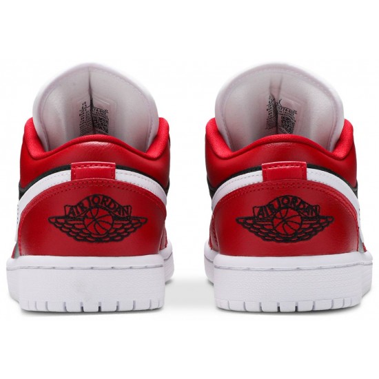 Wmns Air Jordan 1 Low Chicago Flip Gym Red/White/Black DC0774 603 AJ 1 Sneakers