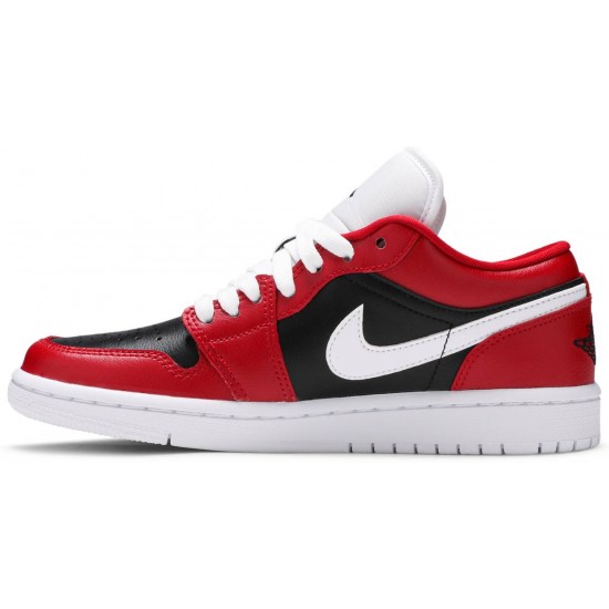 Wmns Air Jordan 1 Low Chicago Flip Gym Red/White/Black DC0774 603 AJ 1 Sneakers