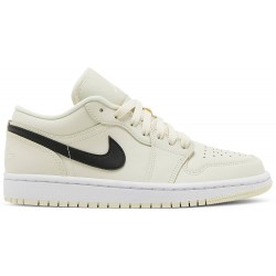 Wmns Air Jordan 1 Low 'Coconut Milk' Coconut Milk/Black/White DC0774 121 AJ 1 Sneakers