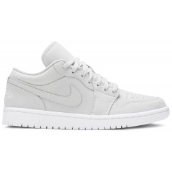 Wmns Air Jordan 1 Low 'Grey Fog' Grey Fog/Grey Fog/White DC0774 002 AJ 1 Sneakers