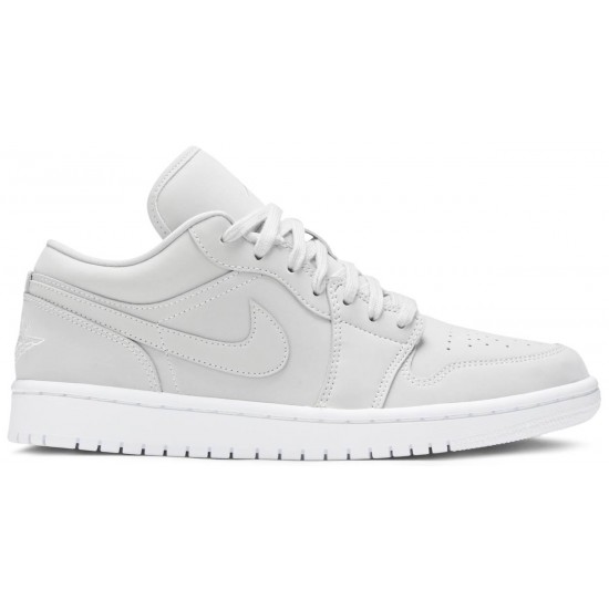 Wmns Air Jordan 1 Low Grey Fog Grey Fog/Grey Fog/White DC0774 002 AJ 1 Sneakers