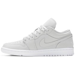 Wmns Air Jordan 1 Low 'Grey Fog' Grey Fog/Grey Fog/White DC0774 002 AJ 1 Sneakers