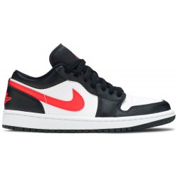 Wmns Air Jordan 1 Low 'Siren Red' Black/Siren Red/White DC0774 004 AJ 1 Sneakers