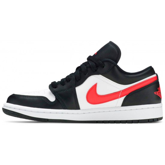 Wmns Air Jordan 1 Low Siren Red Black/Siren Red/White DC0774 004 AJ 1 Sneakers