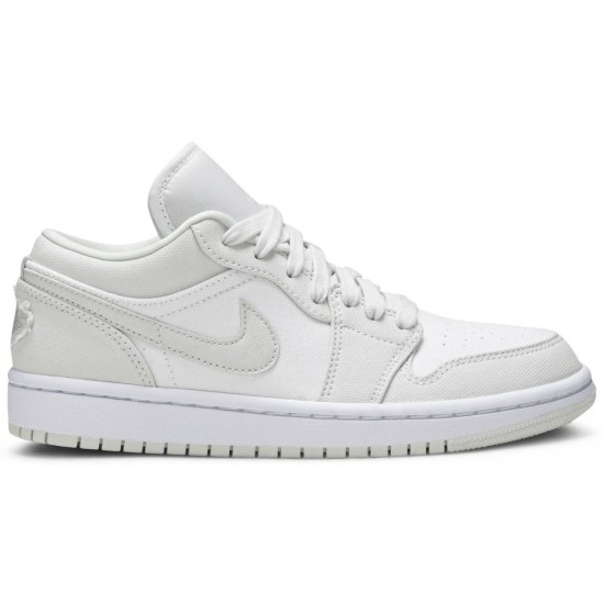 Wmns Air Jordan 1 Low Spruce Aura White/Spruce Aura/Spruce Aura CW1381 003 AJ 1 Sneakers