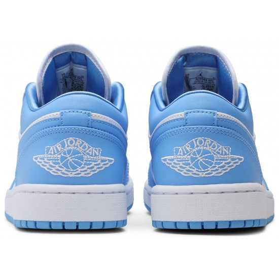 Wmns Air Jordan 1 Low UNC University Blue/White AO9944 441 AJ 1 Sneakers