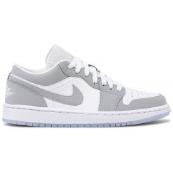 Wmns Air Jordan 1 Low 'White Wolf Grey' White/Wolf Grey/AluminumDC0774 105 AJ 1 Sneakers