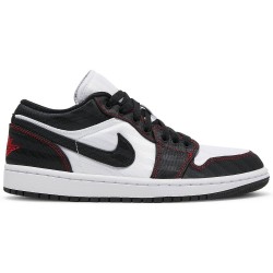 Wmns Air Jordan 1 Low SE Utility 'White Black Red' White/Black/Gym Red DD9337 106 AJ 1 Sneakers