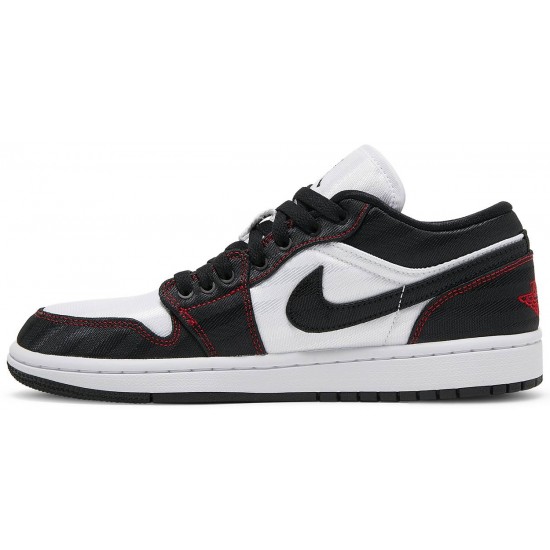 Wmns Air Jordan 1 Low SE Utility White Black Red White/Black/Gym Red DD9337 106 AJ 1 Sneakers