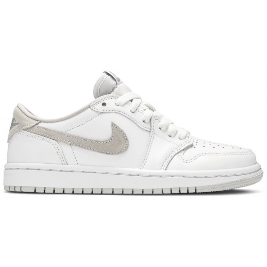 Wmns Air Jordan 1 Retro Low OG Neutral Grey 2021 White/Particle Grey/Neutral Grey CZ0775 100 AJ 1 Sneakers