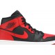 Air Jordan 1 Mid Banned Black/University Red/Black/White554724 074 AJ 1 Sneakers