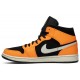 Air Jordan 1 Mid Black Cone Black/Cone-Light Bone 554724 062 AJ 1 Sneakers