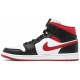 Air Jordan 1 Mid Black Gym Red White/Gym Red/Black554724 122 AJ 1 Sneakers