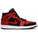 Air Jordan 1 Mid Bred Black/Gym Red-White 554724 054 AJ 1 Sneakers