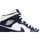 Air Jordan 1 Mid Obsidian White/Obsidian-Metallic Gold 554724 174 AJ 1 Sneakers