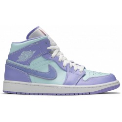 Air Jordan 1 Mid 'Purple Pulse' Purple Pulse/Arctic Punch/Glacier Blue 554724 500 AJ 1 Sneakers