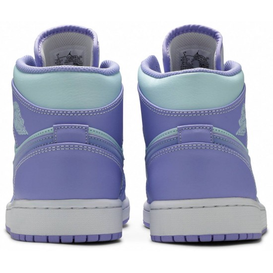 Air Jordan 1 Mid Purple Pulse Purple Pulse/Arctic Punch/Glacier Blue 554724 500 AJ 1 Sneakers