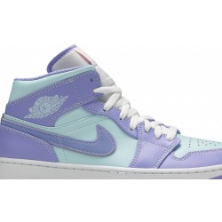 Air Jordan 1 Mid 'Purple Pulse' Purple Pulse/Arctic Punch/Glacier Blue 554724 500 AJ 1 Sneakers