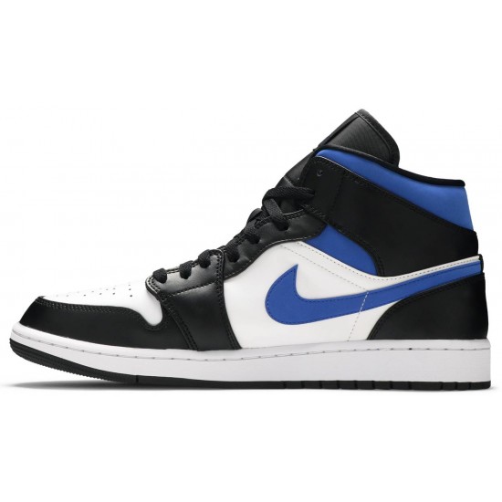 Air Jordan 1 Mid Racer Blue White/Black/Racer Blue554724 140 AJ 1 Sneakers