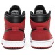 Air Jordan 1 Mid Reverse Banned Gym Red/Black-White 554724 610 AJ 1 Sneakers