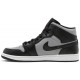 Air Jordan 1 Mid Shadow Black/Particle Grey/White/Gym Red 554724 096 AJ 1 Sneakers