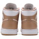 Air Jordan 1 Mid Tan Gum Tan/White/Gum554724 271 AJ 1 Sneakers