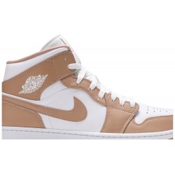 Air Jordan 1 Mid 'Tan Gum' Tan/White/Gum554724 271 AJ 1 Sneakers