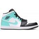 Air Jordan 1 Mid Tropical Twist White/Black/Tropical Twist 554724 132 AJ 1 Sneakers