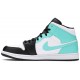 Air Jordan 1 Mid Tropical Twist White/Black/Tropical Twist 554724 132 AJ 1 Sneakers