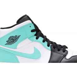 Air Jordan 1 Mid 'Tropical Twist' White/Black/Tropical Twist 554724 132 AJ 1 Sneakers