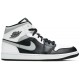 Air Jordan 1 Mid White Shadow Gray 554724 073 AJ 1 Sneakers