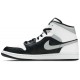 Air Jordan 1 Mid White Shadow Gray 554724 073 AJ 1 Sneakers