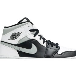 Air Jordan 1 Mid 'White Shadow' Gray 554724 073 AJ 1 Sneakers