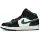 Air Jordan 1 Mid GS Black Pine Green Black/White/Gym Red/Pine Green 554725 067 AJ 1 Sneakers