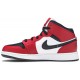 Air Jordan 1 Mid GS Chicago Black Toe Black/Gym Red/White 554725 069 AJ 1 Sneakers